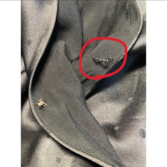 NWT Draper James Hi-Lo Midi Wrap Dress Black Size XL - Picture 5 of 5